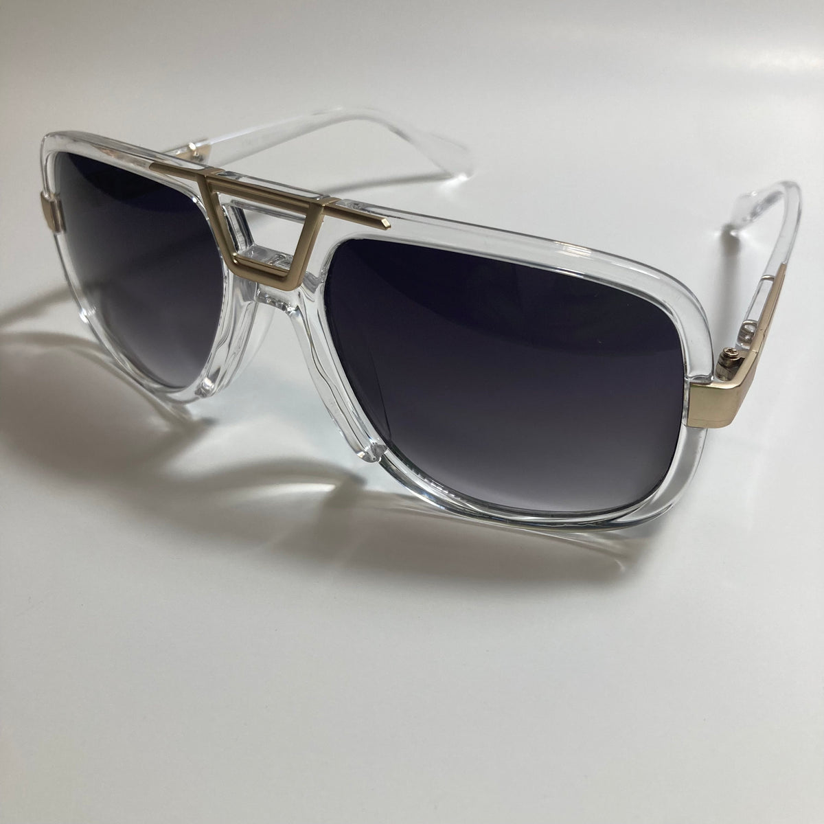 The Remix x Retro Gazelle Sunglasses x Brushed Metal Accents Shade Phreak