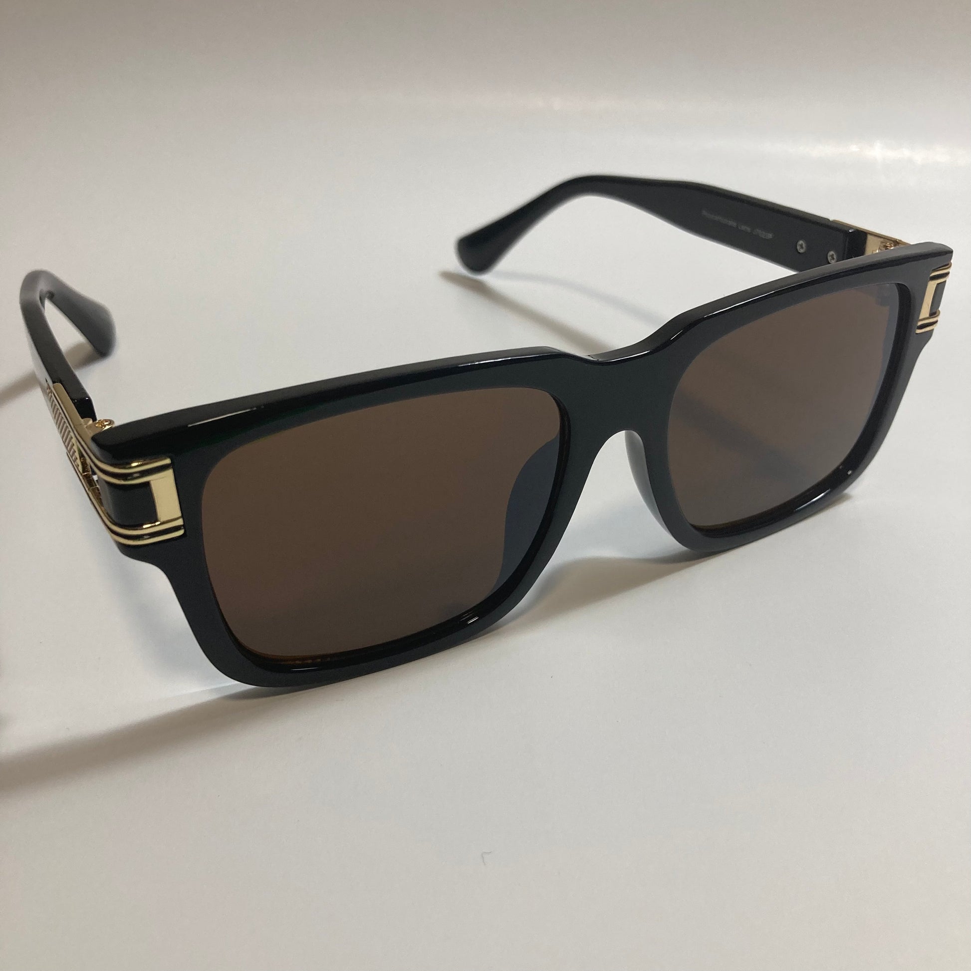 mens and womens brown square gazelle sunglasses
