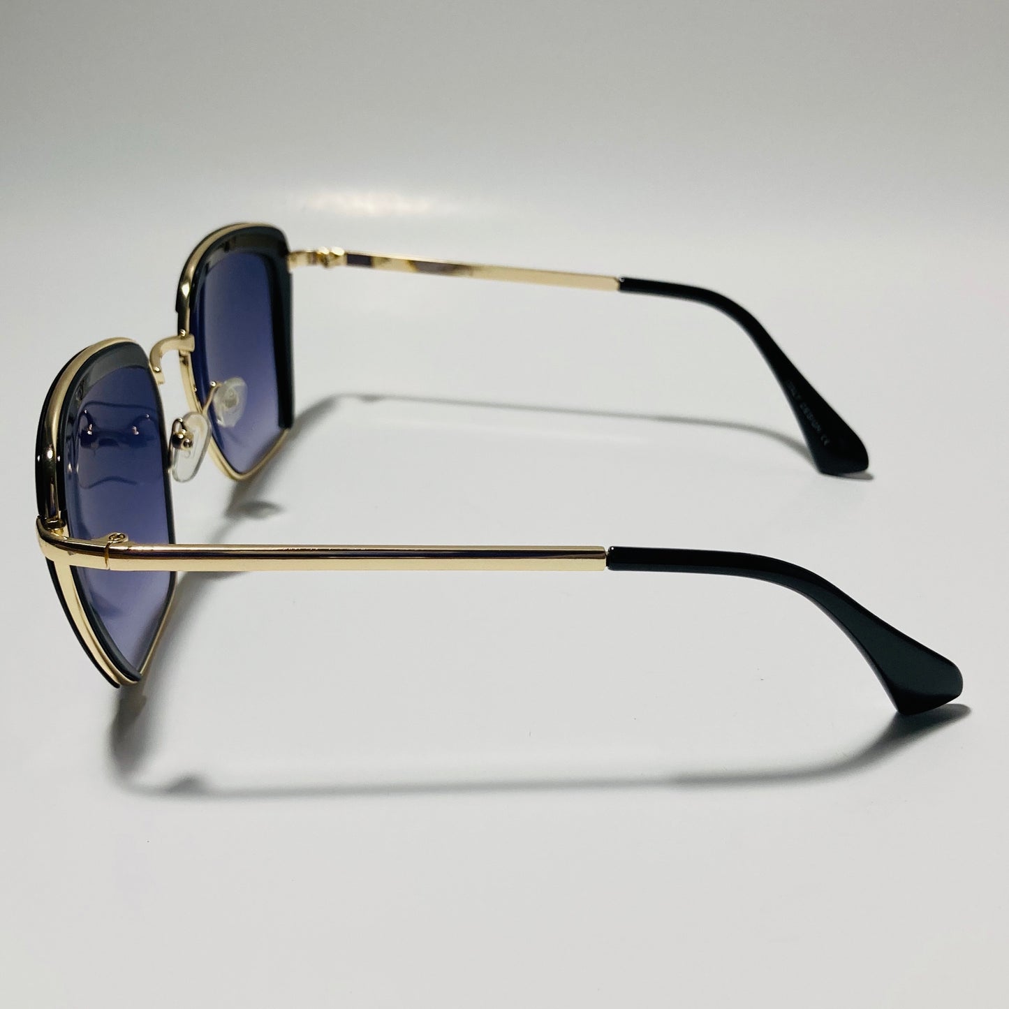 womens black and gold cat eye sunglasses