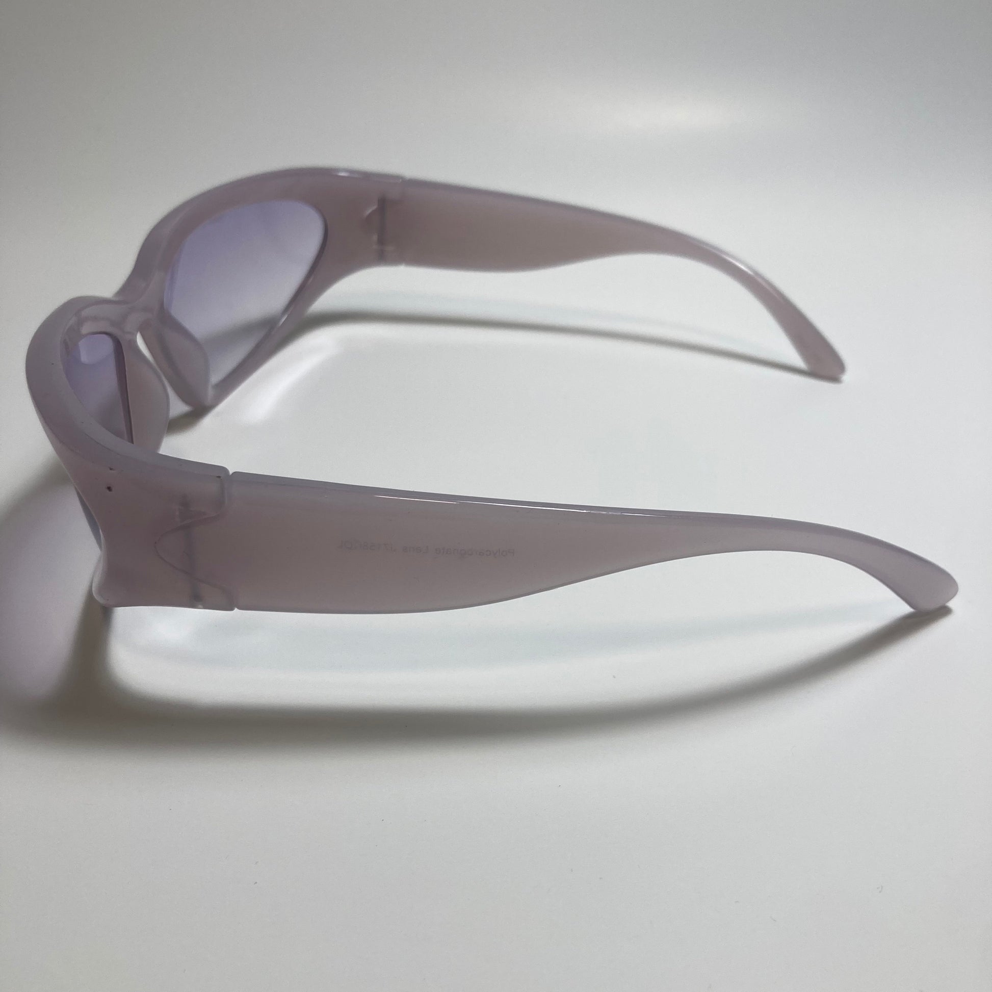 mens and womens purple wrap around sunglasses