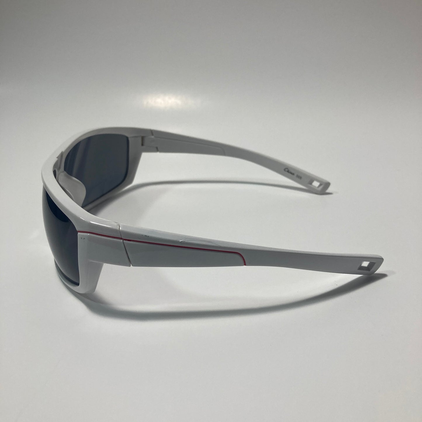 mens black and white wrap around sunglasses
