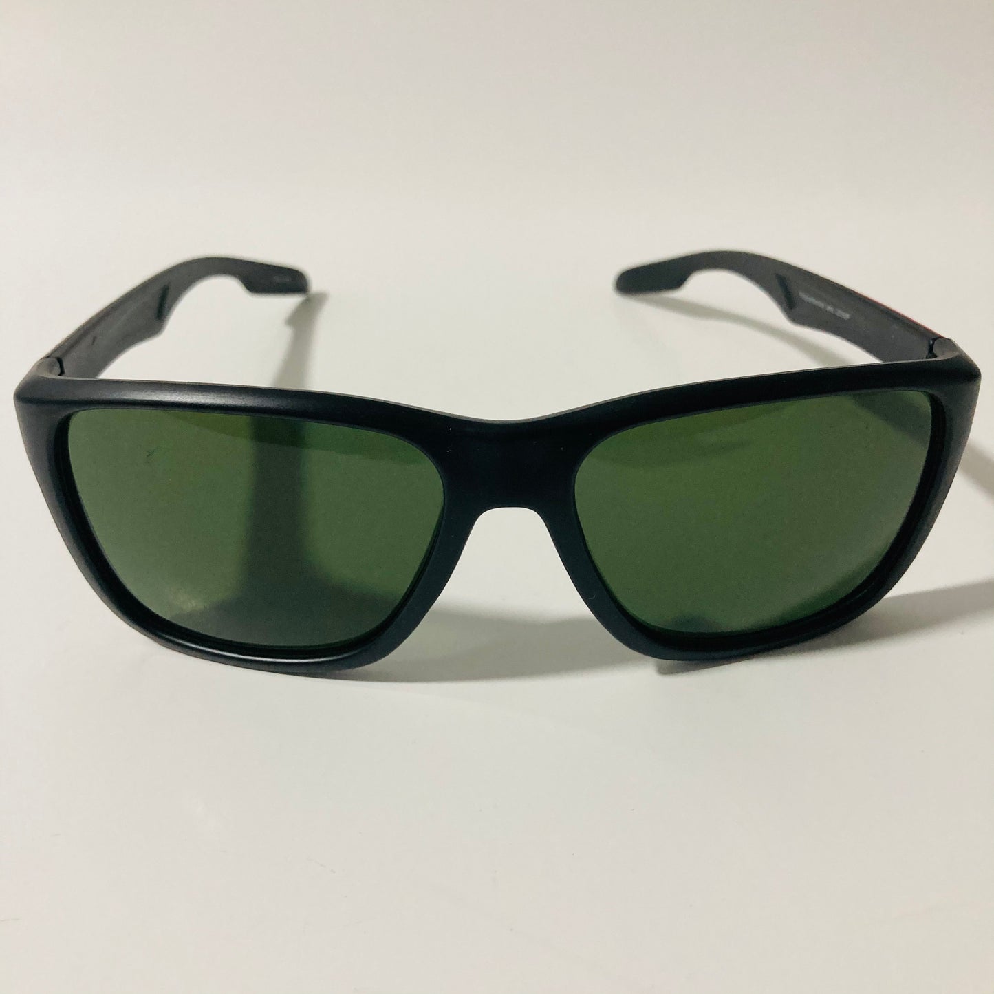 mens black and green square sunglasses