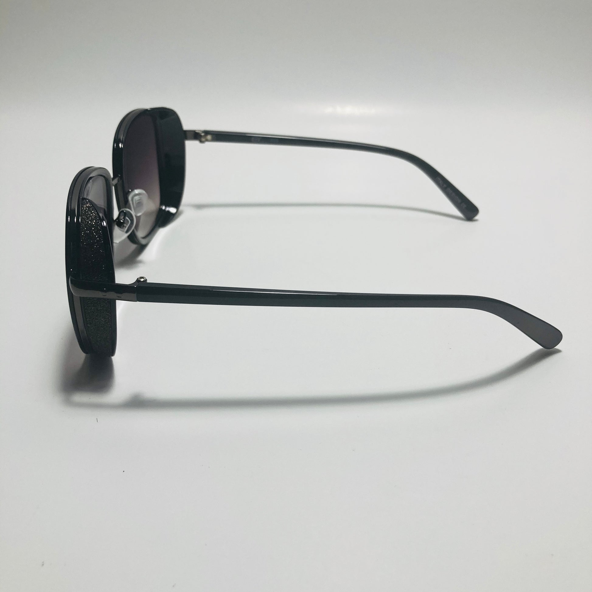black elton john sunglasses