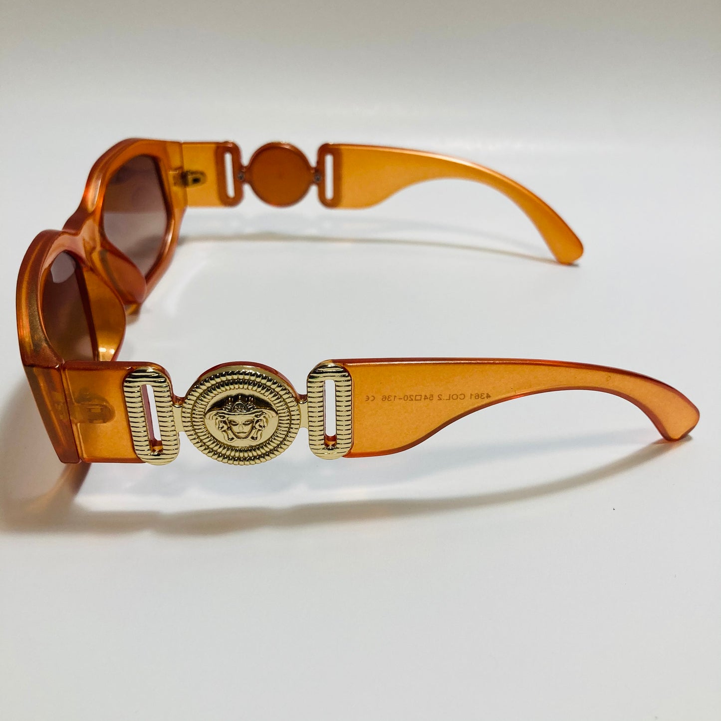 mens and womens orange biggie sunglasses