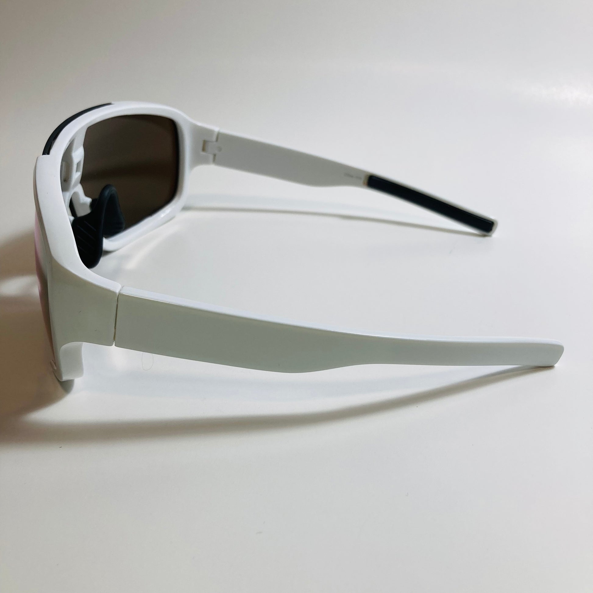 mens and womens white and orange mirrored macho man  sunglasses