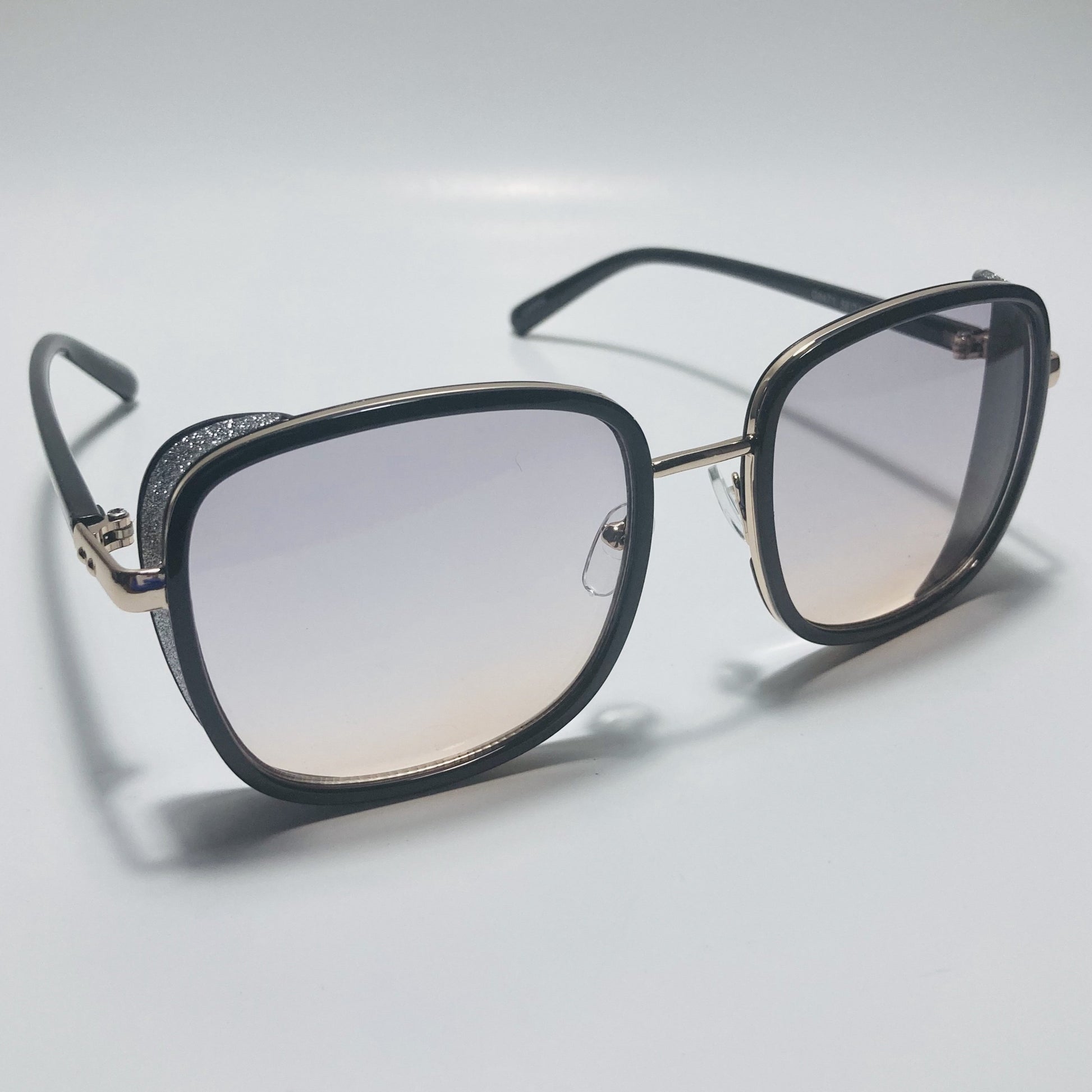 black elton john sunglasses