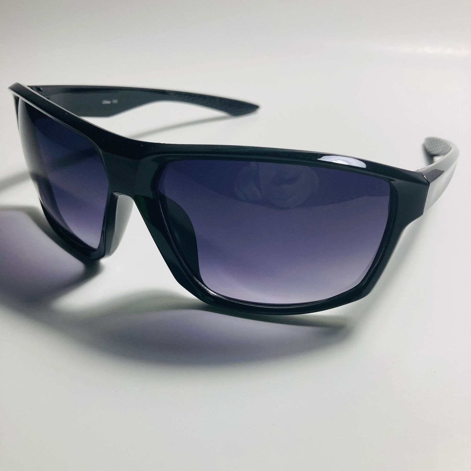 mens black wrap around sunglasses