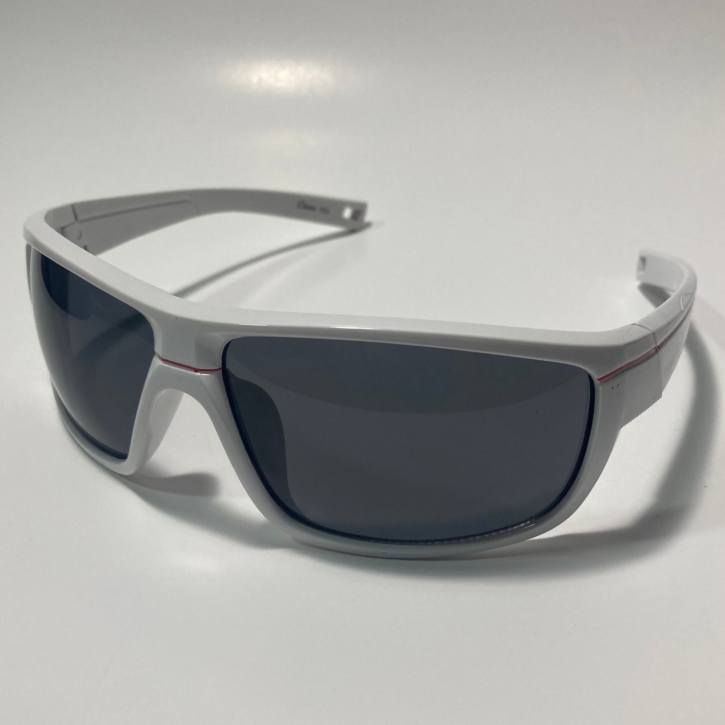 mens black and white wrap around sunglasses