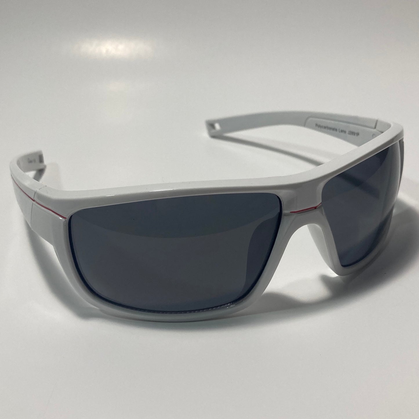 mens black and white wrap around sunglasses