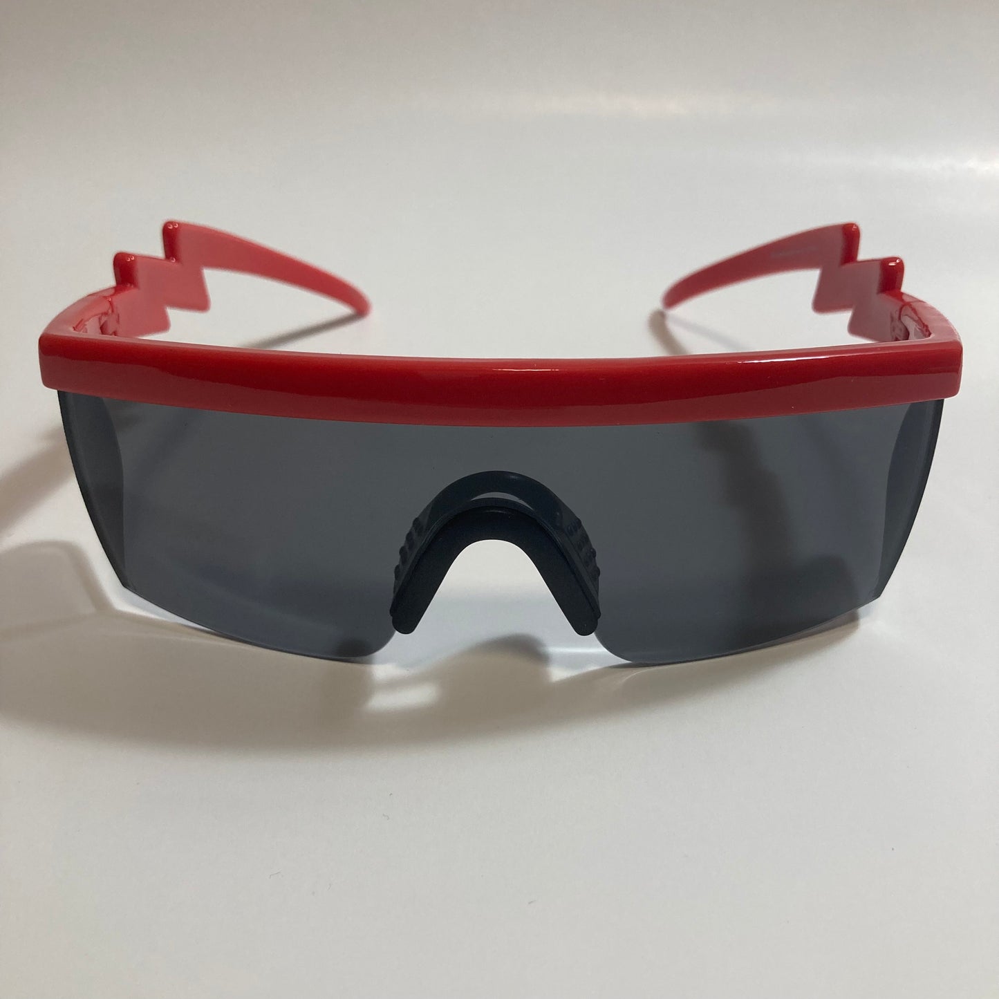 mens black and red sport sunglasses