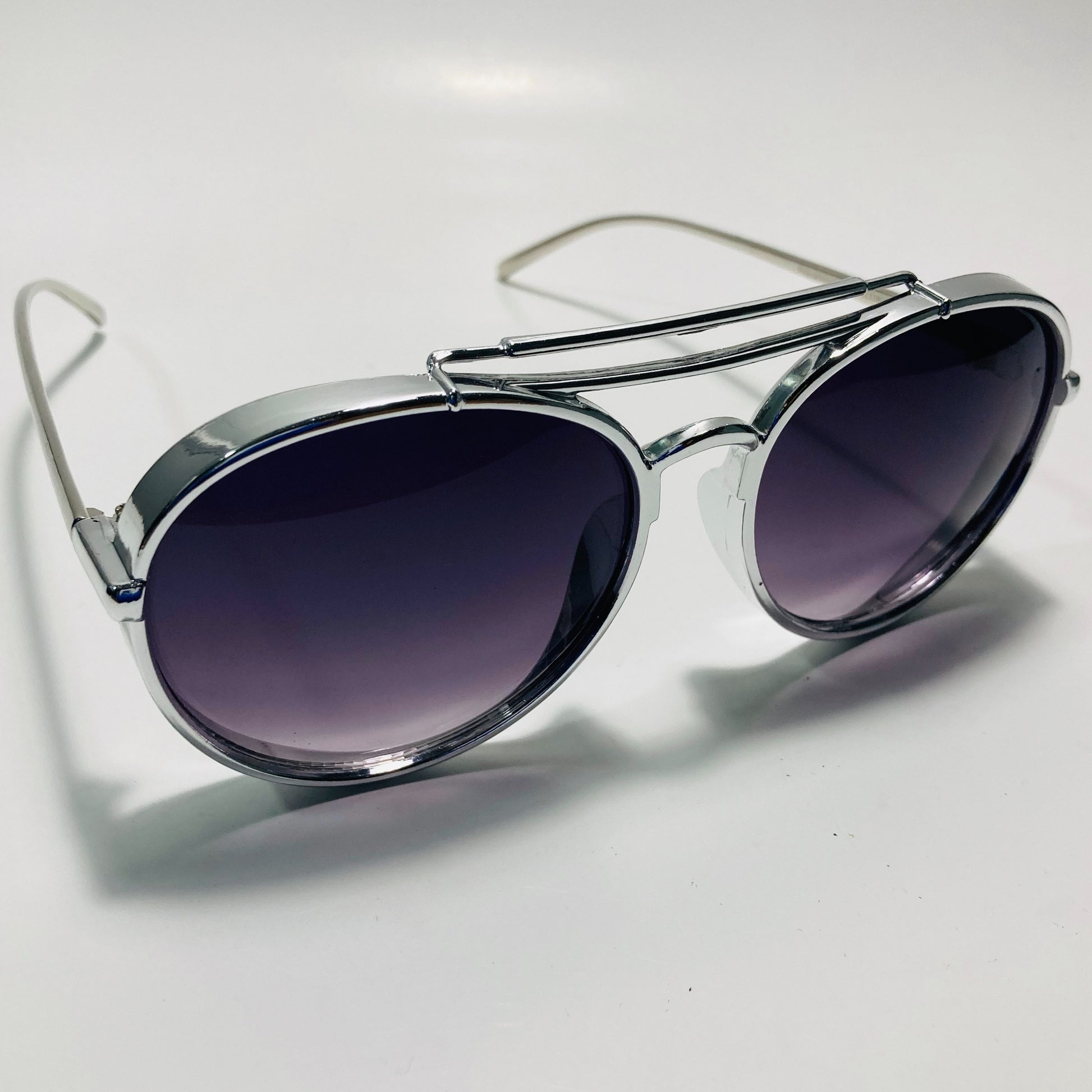 silver and black elvis sunglasses
