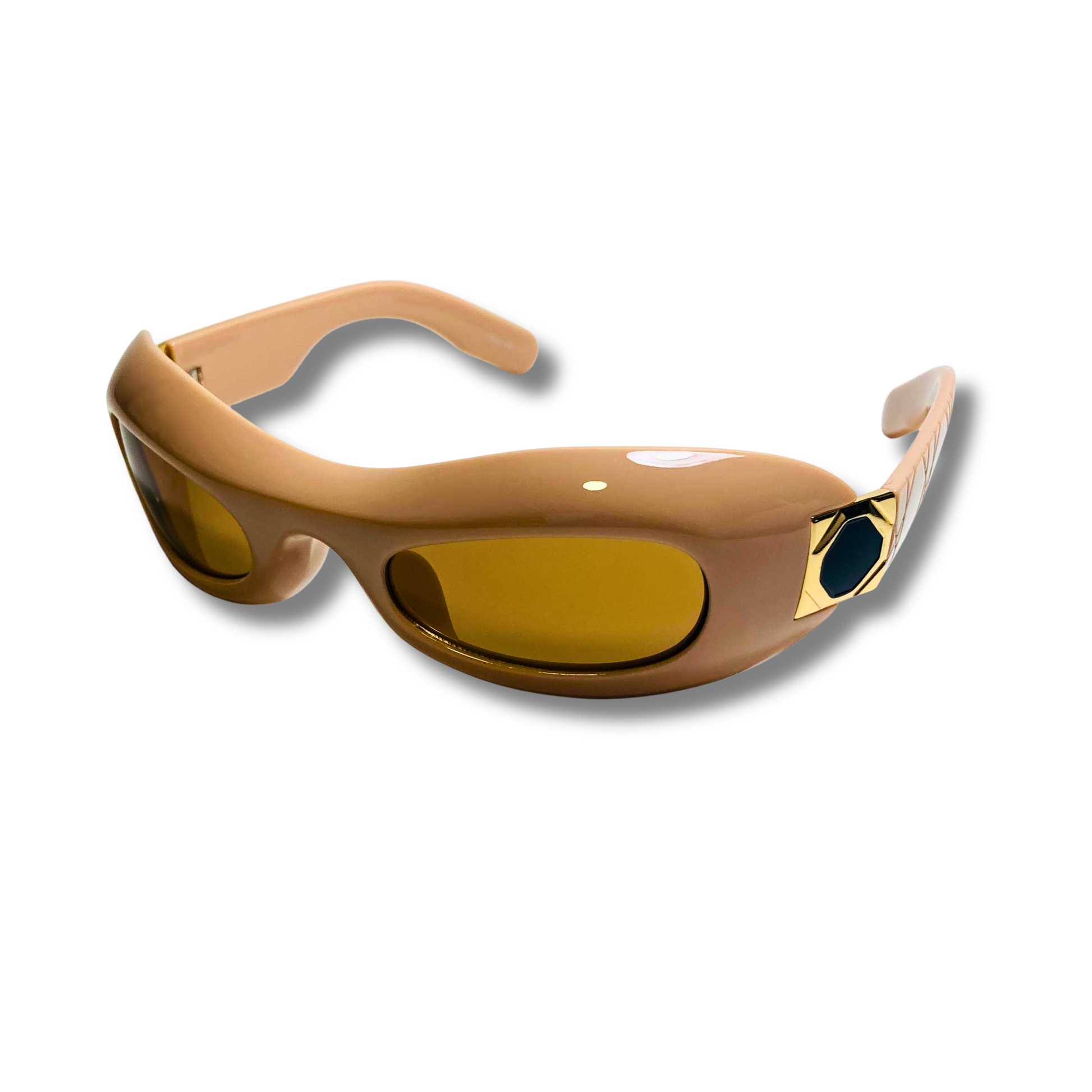 The RAVE x Wraparound Festival Sunglasses x Available in Five Colors White