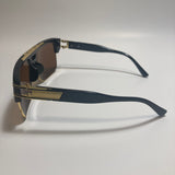 black, brown, and gold gazelle sunglasses 