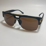 black, brown, and gold gazelle sunglasses 