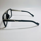 mens and womens matte black and silver gazelle glasses