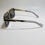 mens and womens gray gold and mirrored silver gazelle sunglasses