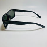 mens black and green square polarized sunglasses