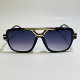 mens black and gold square gazelle sunglasses 