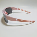 mens and womens mirrored pink and silver running sunglasses