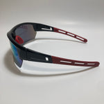 mens and womens mirrored orange and black running sunglasses