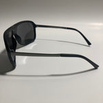 mens and womens black and silver mirrored aviator sunglasses