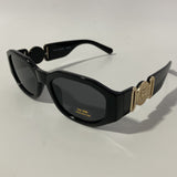 mens and womens black and gold biggie sunglasses 