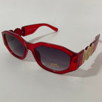 mens and womens red and black biggie sunglasses