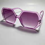 purple womens oversize sunglasses