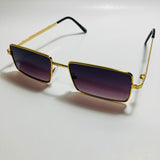 Mens and womens gold sunglasses with black lenses