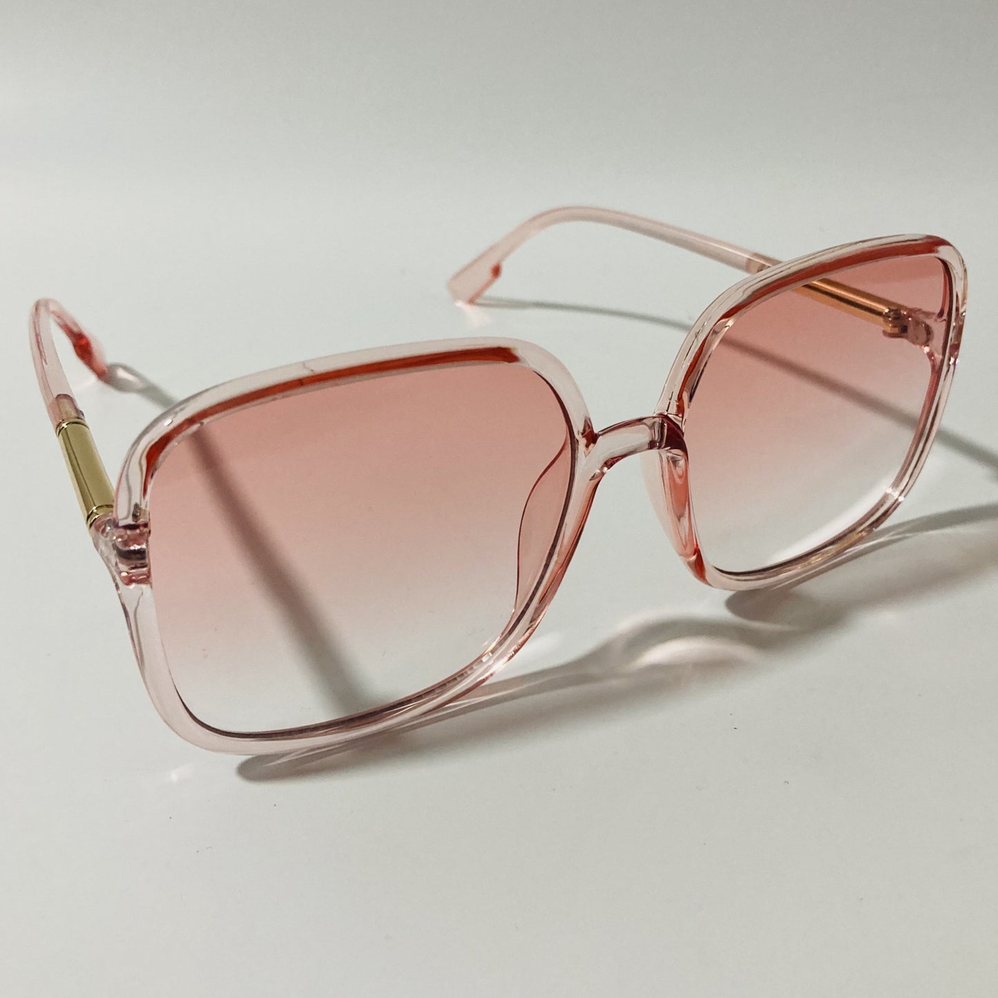 womens pink square oversize sunglasses