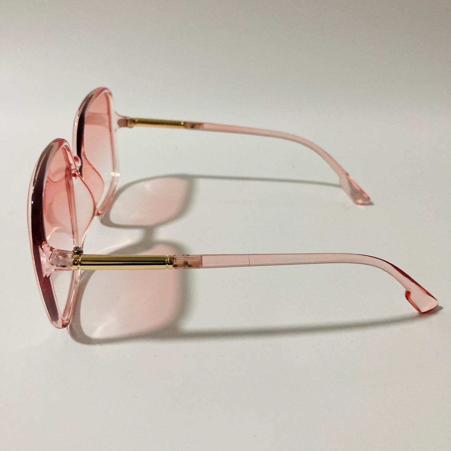 womens pink square oversize sunglasses