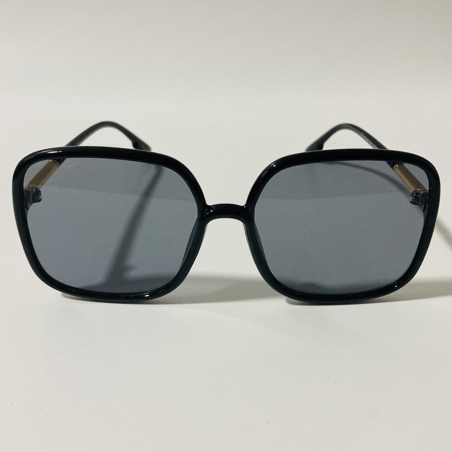 womens black square oversize sunglasses