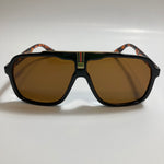 brown aviator sunglasses