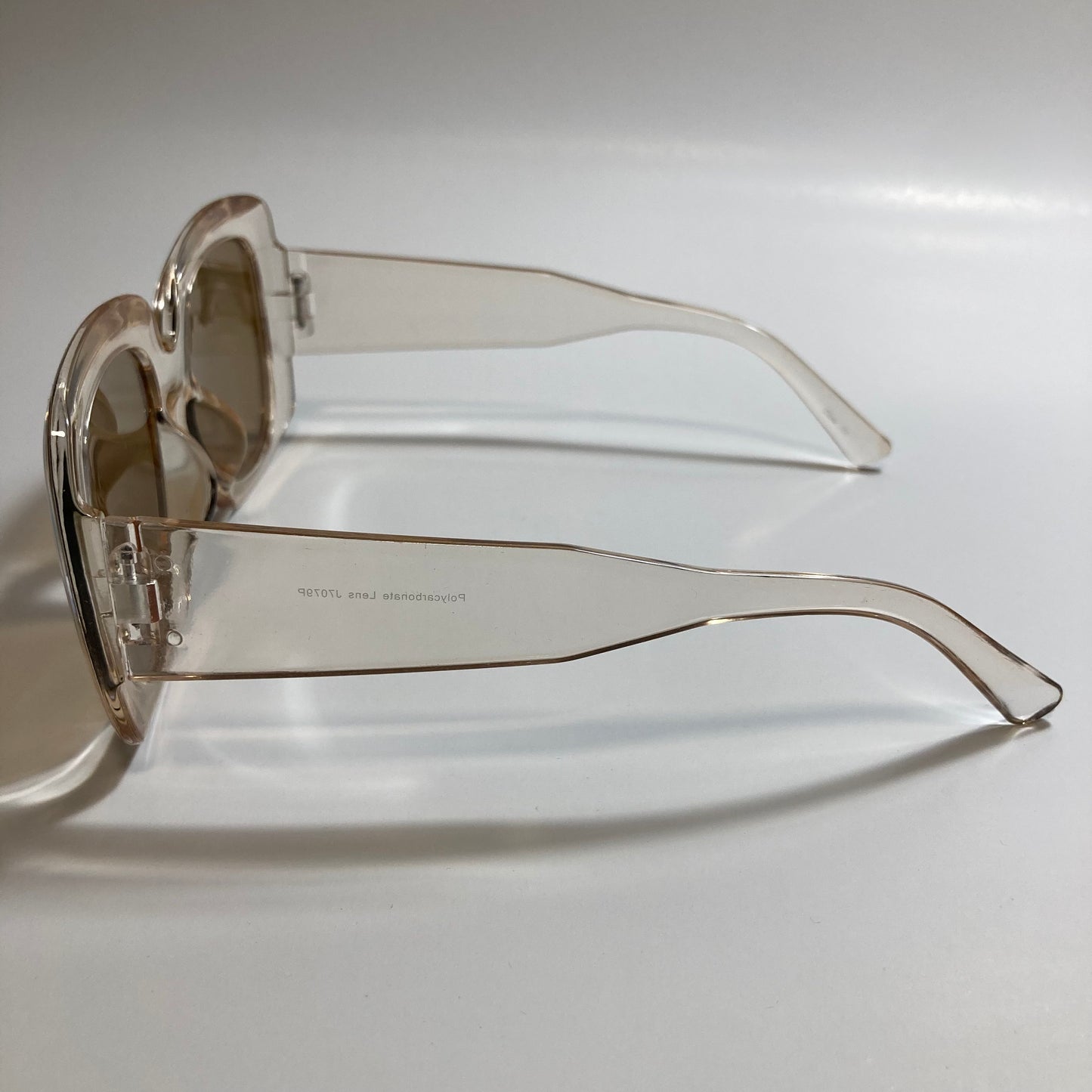 womens tan and brown oversize square sunglasses