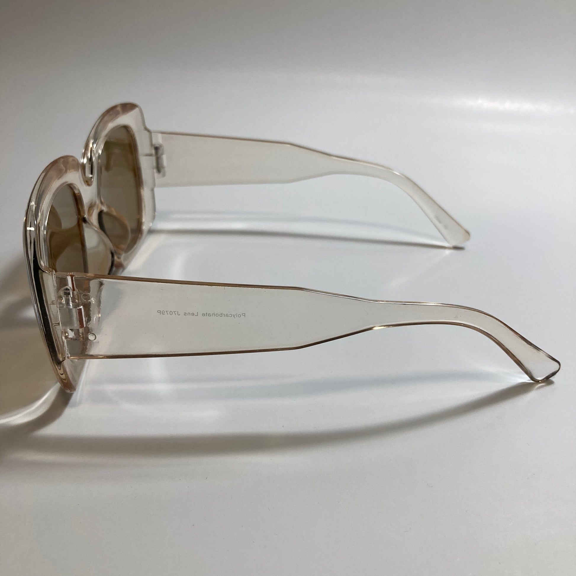 womens tan and brown oversize square sunglasses