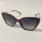 womens red cat eye sunglasses with black lenses