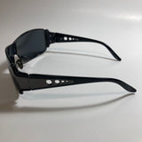 womens black shield y2k sunglasses
