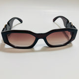 mens and womens brown and gold biggie sunglasses