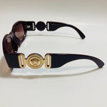 mens and womens burgundy and gold biggie sunglasses 