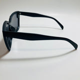 womens black and silver cat eye sunglasses