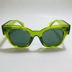 green and black womens round oversize sunglasses