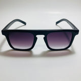 mens and womens black square sunglasses