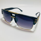 black and gold gazelle sunglasses
