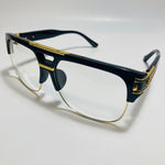 black and gold gazelle glasses