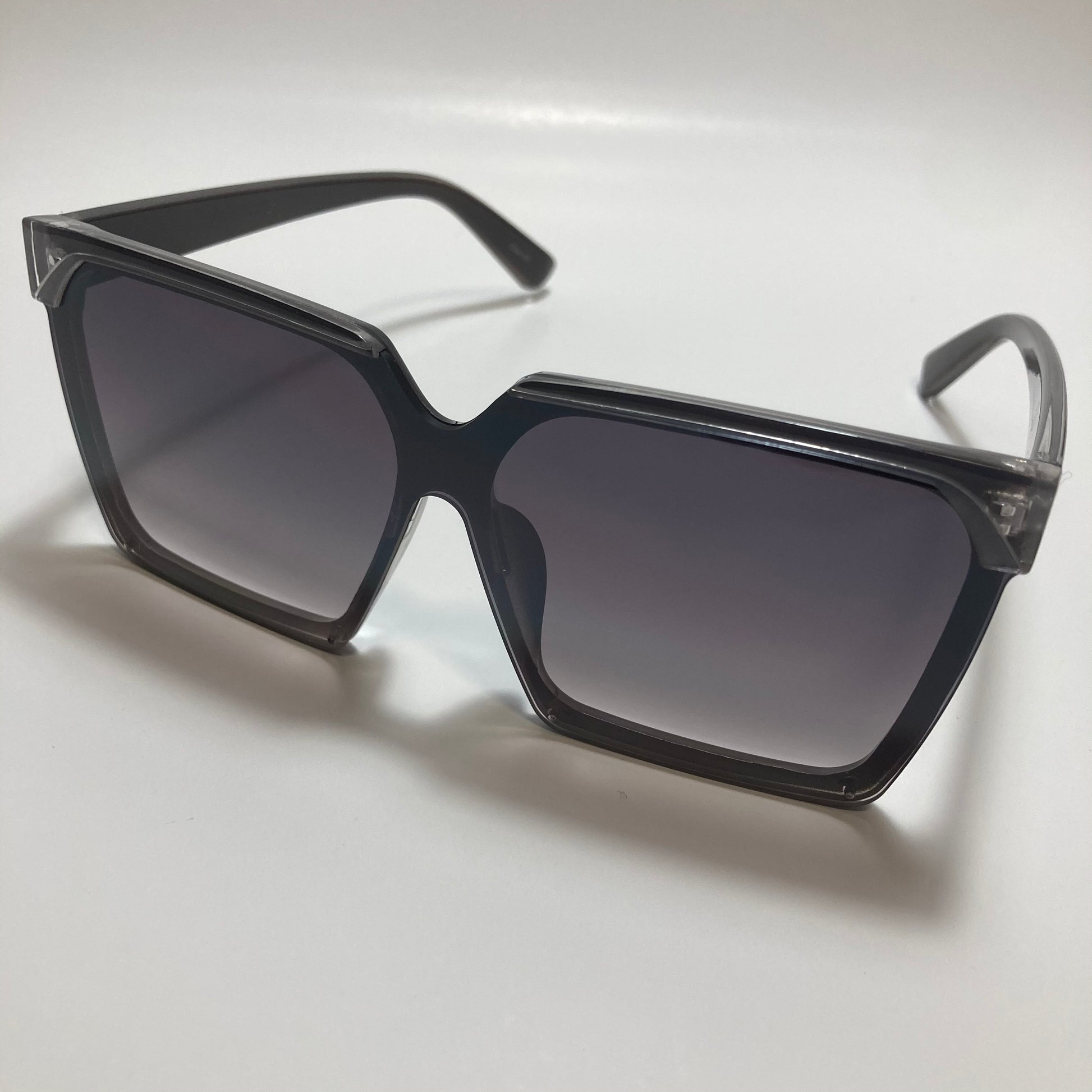 womens gray square sunglasses