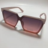 womens pink square sunglasses