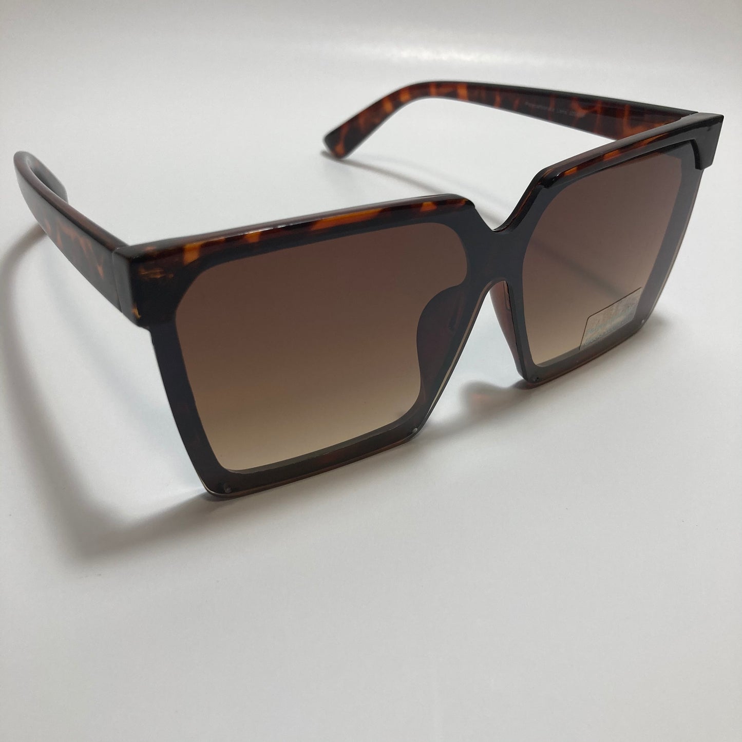 womens brown square sunglasses