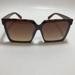 womens brown square sunglasses