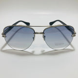 mens blue and silver aviator sunglasses