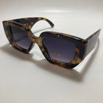 womens oversize square brown sunglasses with black lenses